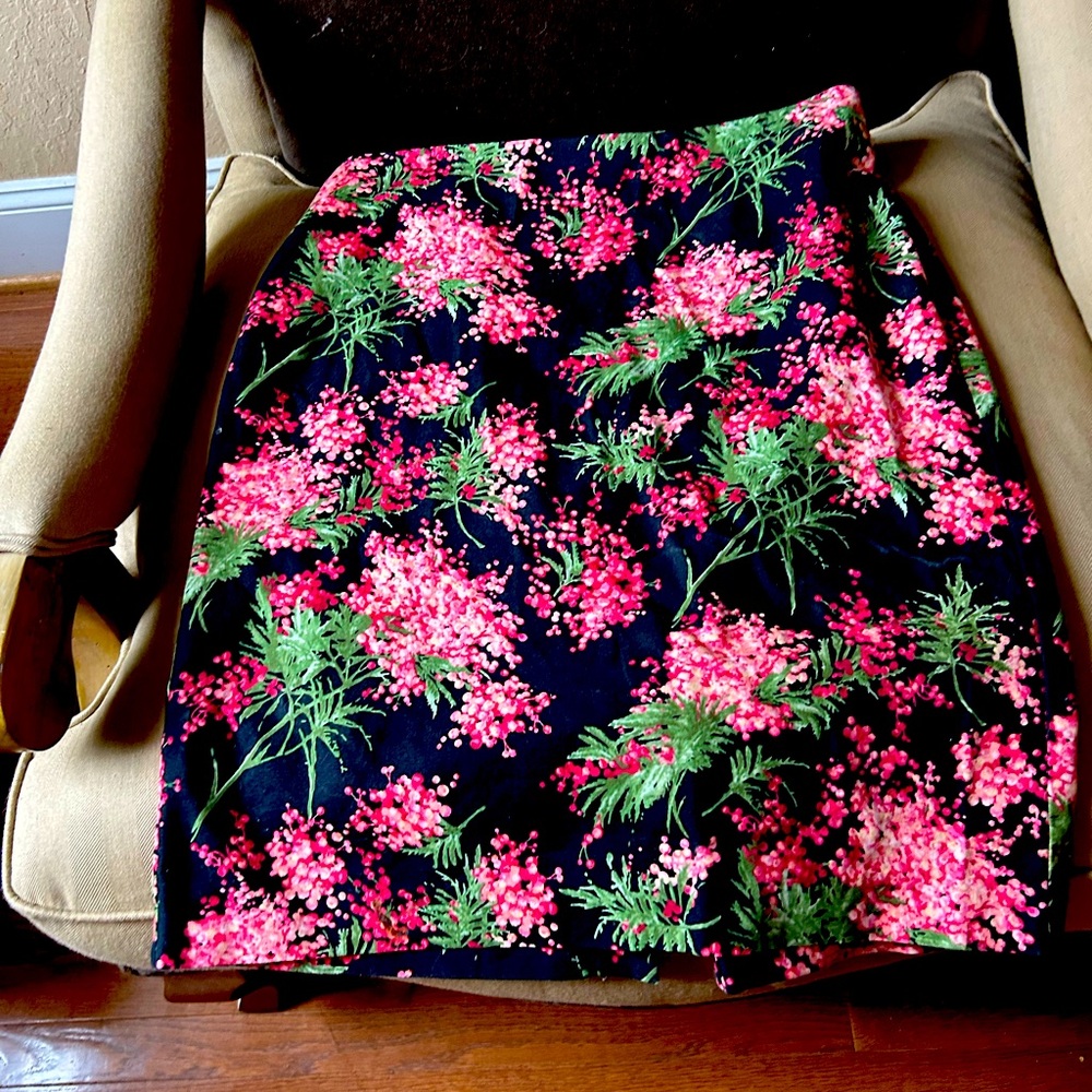 Talbot flowered skirt